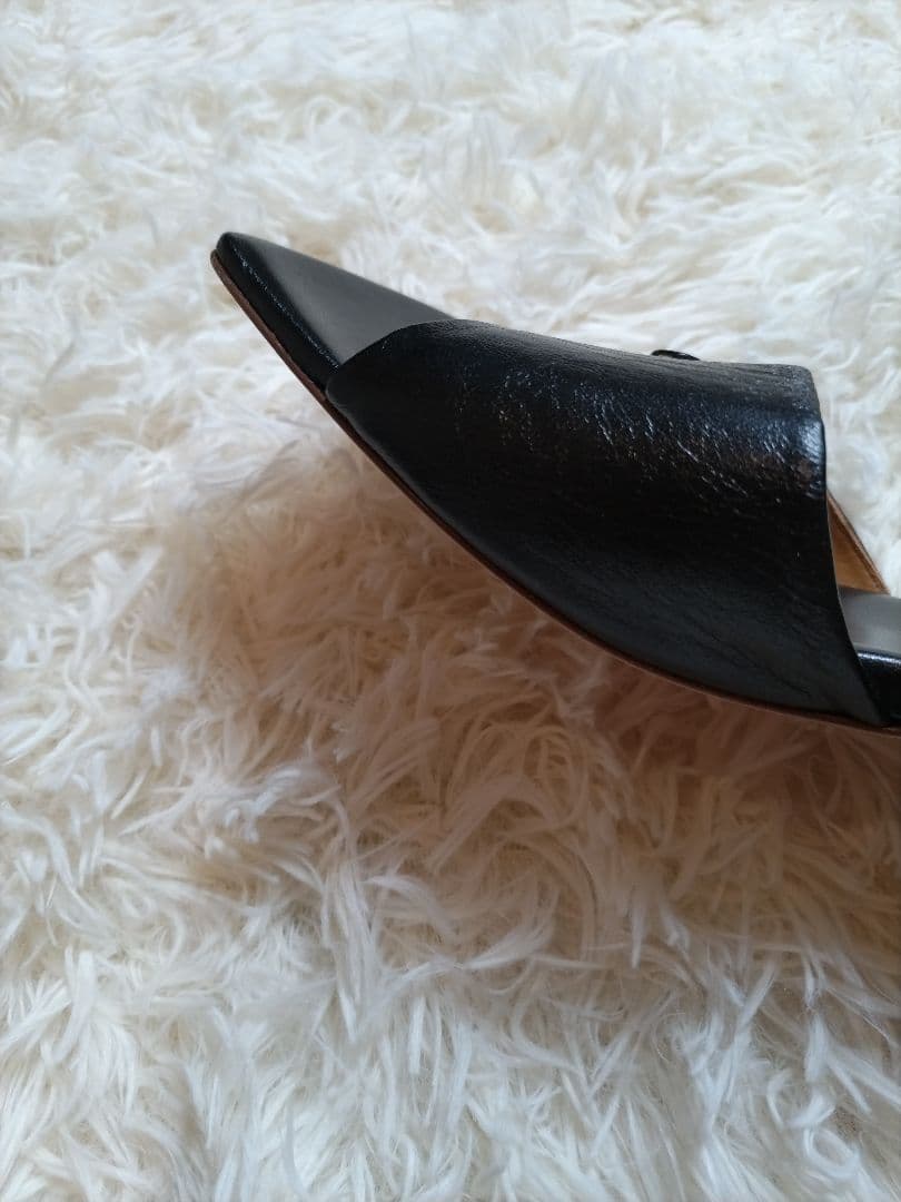 美品】39 ファビオルスコーニ ミュール サンダル ブラック 24cm - メルカリ