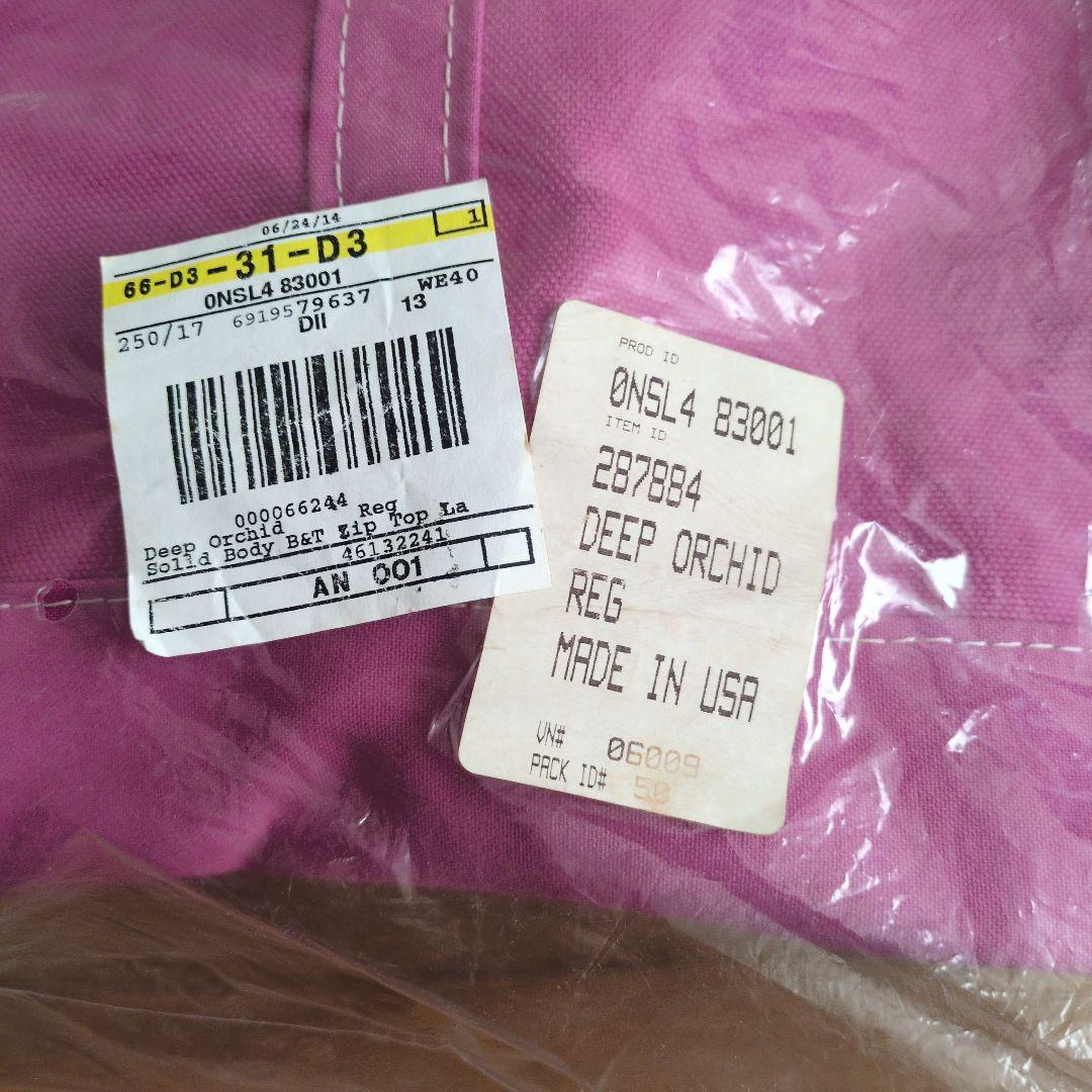 【美品】L.L.Bean トートバッグ ピンク　ラージ　ファスナー