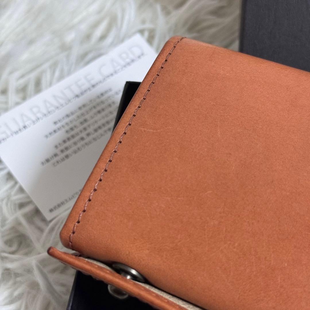 未使用級✨m+ エムピウ ミッレフォッリエ2 p25 二つ折り財布