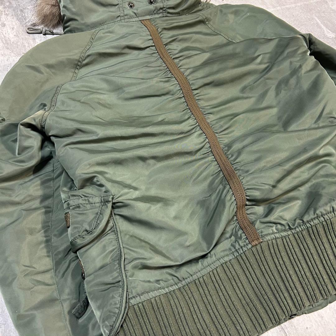 00s archive avirex n-2b fur jacket y2k - メルカリ