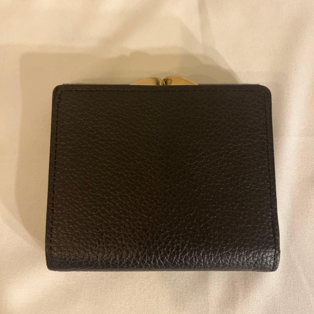 バーバリー Burberry ブラックレザー 財布 ゴールド金具 ノバチェック