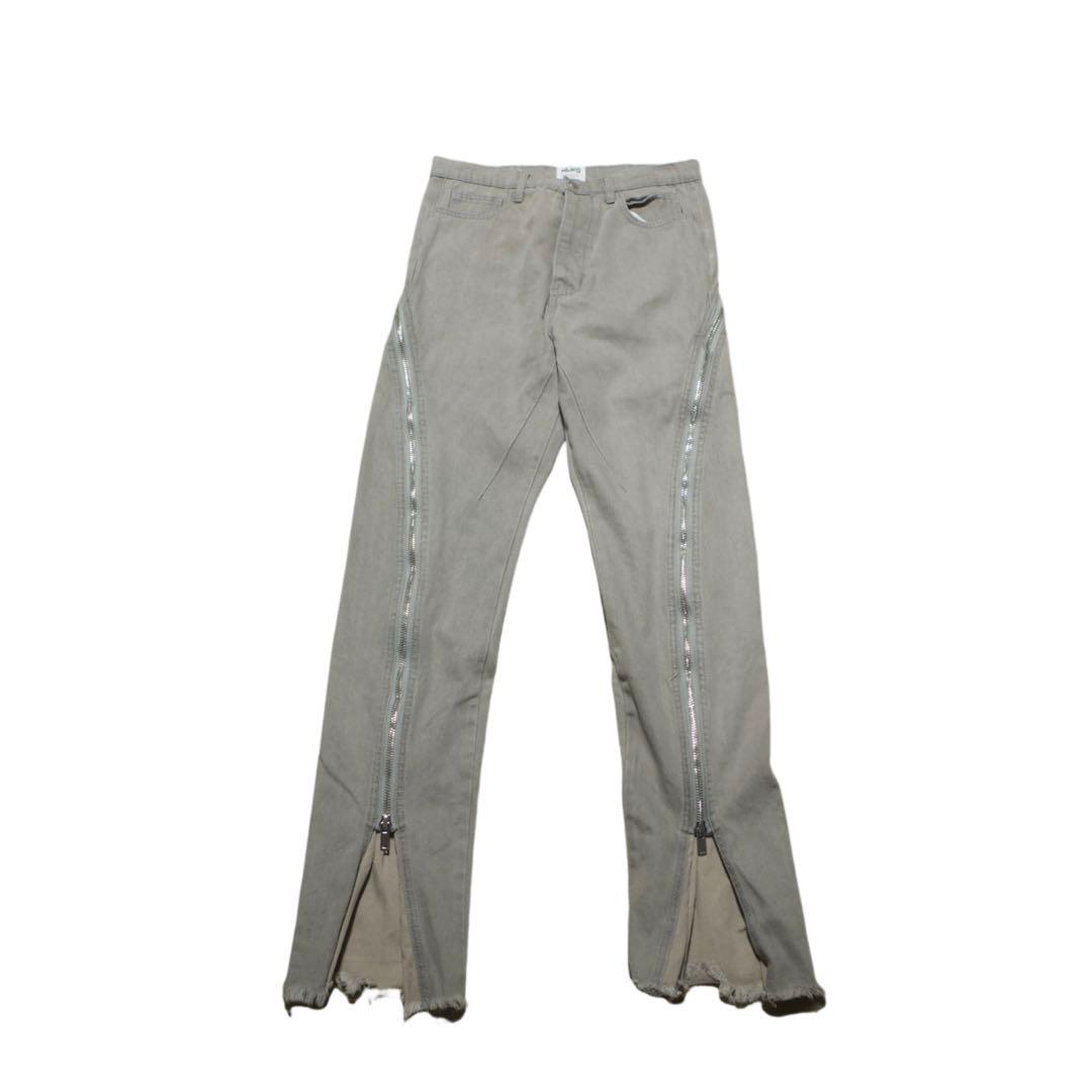 MIJKO Y2K Full Zipper Flared Jeans 2.0 - メルカリ