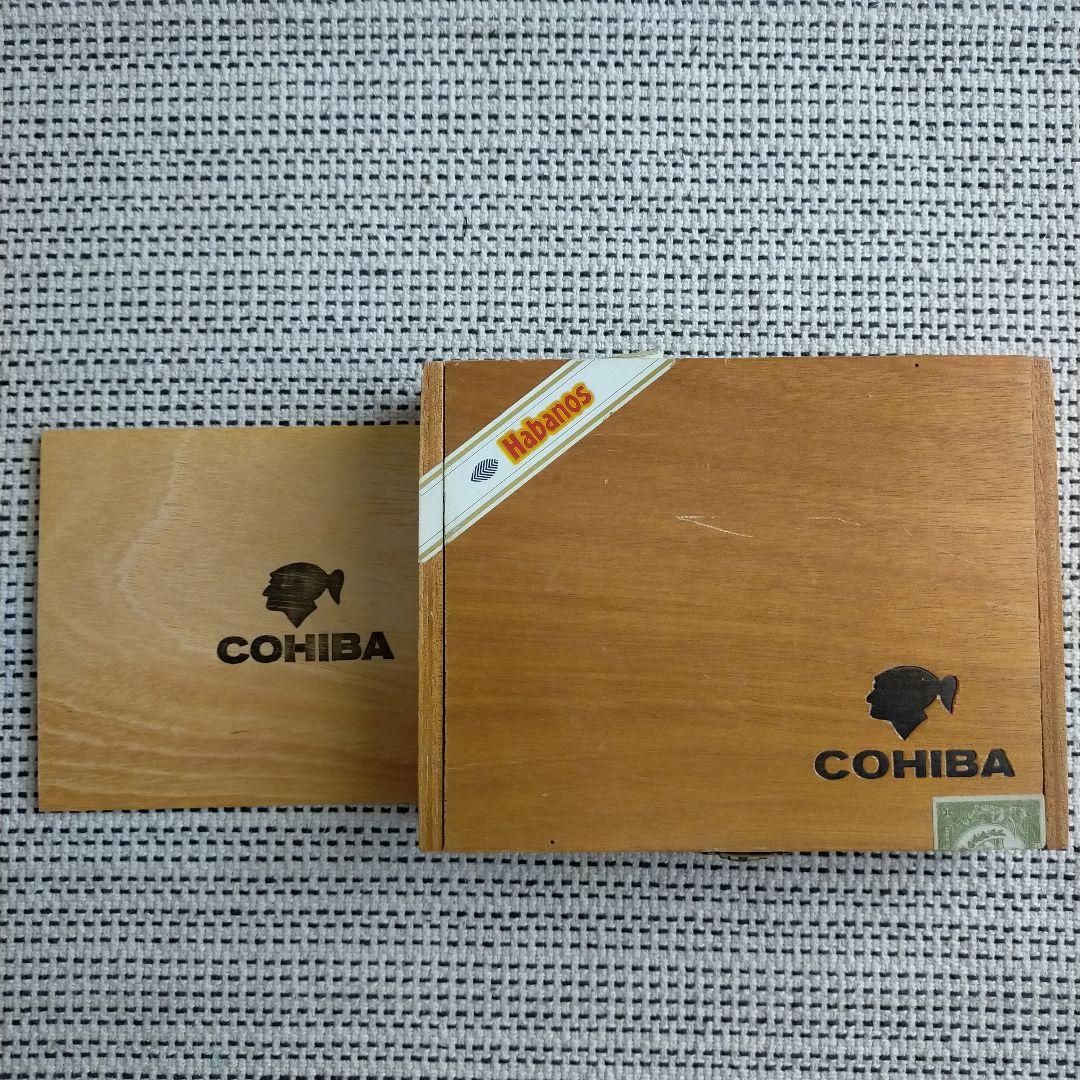 COHIBA 葉巻木箱(中身なし)&シダーウッド - メルカリ