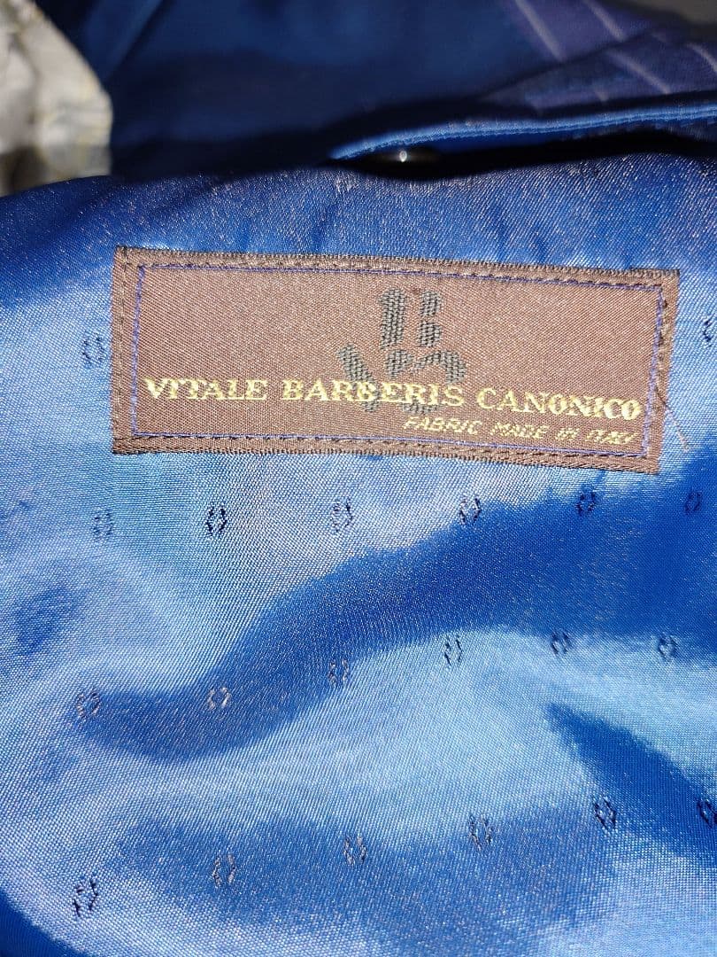 ゲリラセール 高級至高の逸品 CANONICO ダブルブレストスーツ L 美品