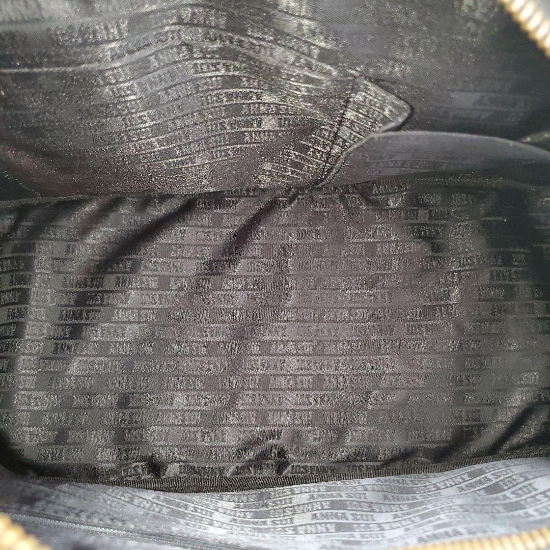 ⭐未使用級⭐ANNA SUI ミニ ボストンバッグ ブラック レザー 蝶 - メルカリ