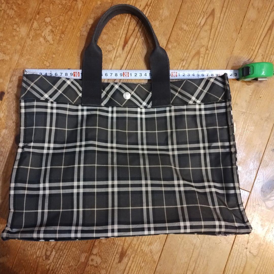 BURBERRY BLUE LABEL ノバチェック ナイロン トートバッグ - メルカリ