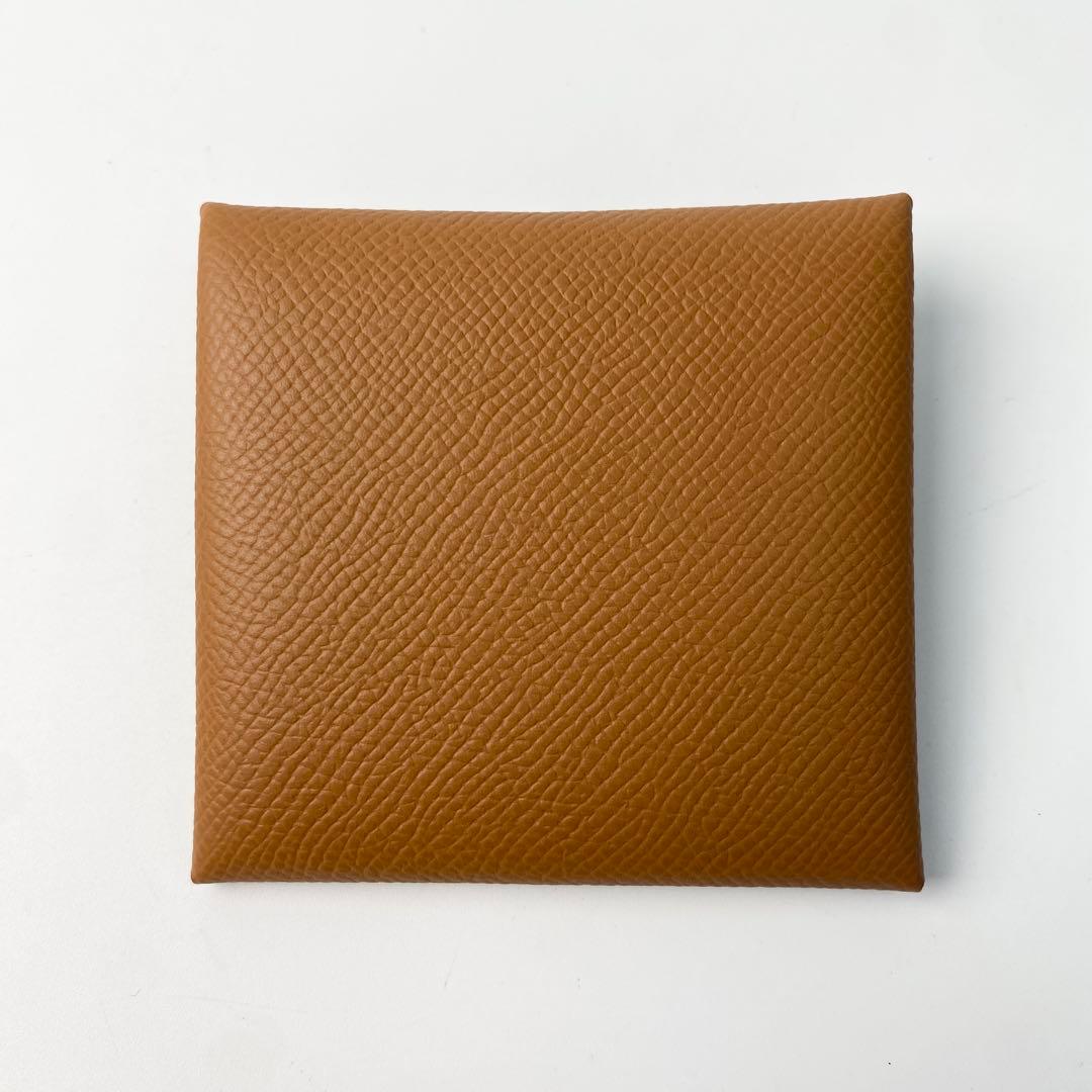 未使用 エルメスHERMES バスティア ゴールド コインケース B刻印