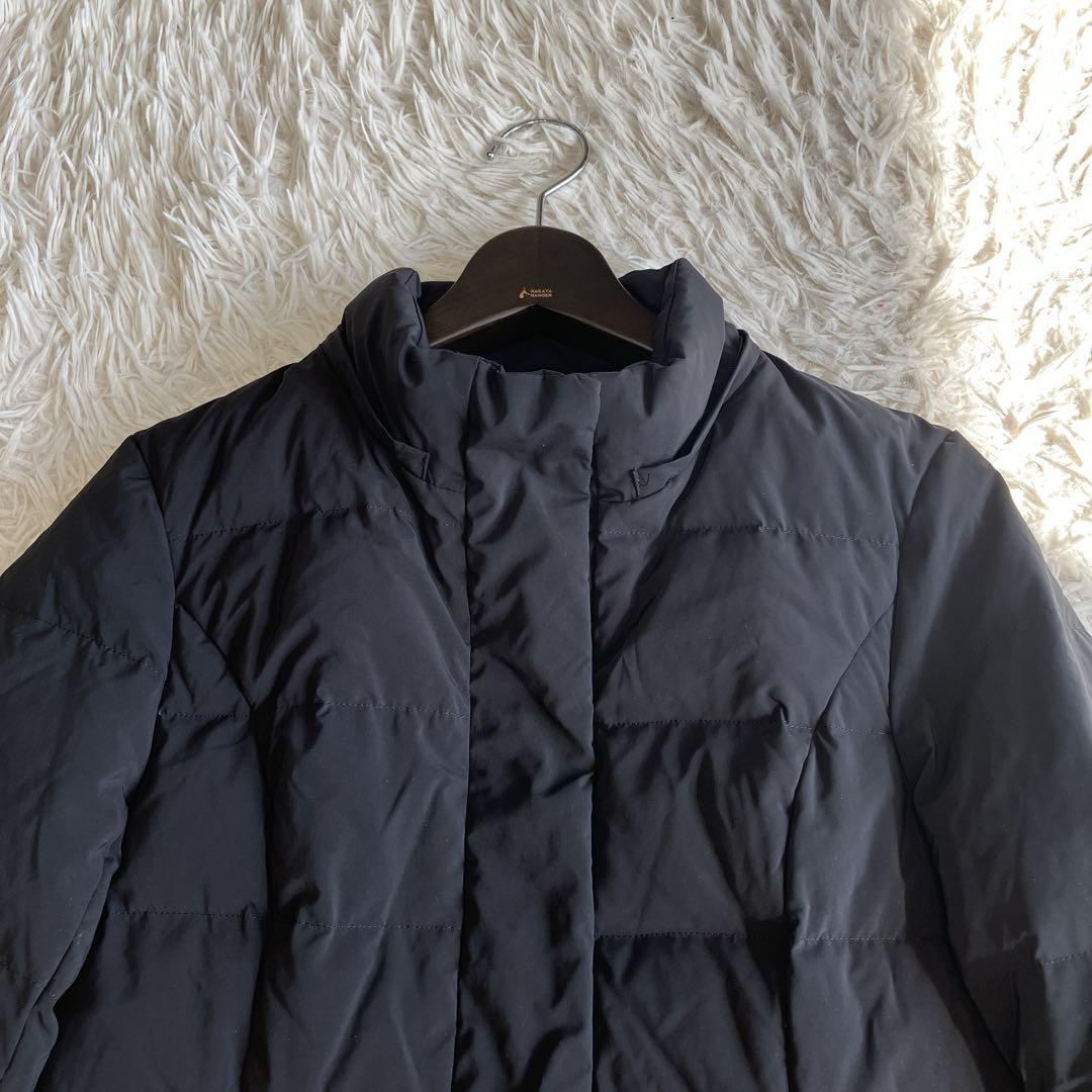 美品 クレージュ ダウンコート ダウンジャケット ロゴプレート