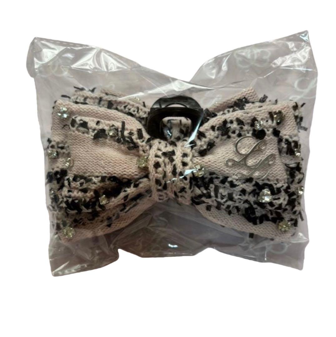 ルミニョン リボンヘアクリップ【ピンク×ブラック】 - メルカリ