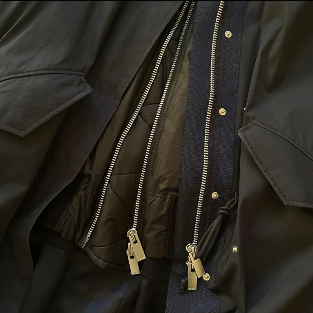 希少 sacai ma-1 モッズコート ドッキングコート size2 - メルカリ
