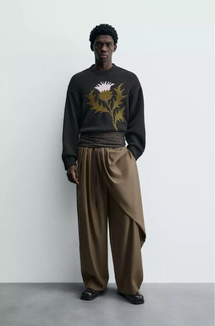 完売品】ZARA LIMITED EDITION ドレープクロスパンツ - メルカリ