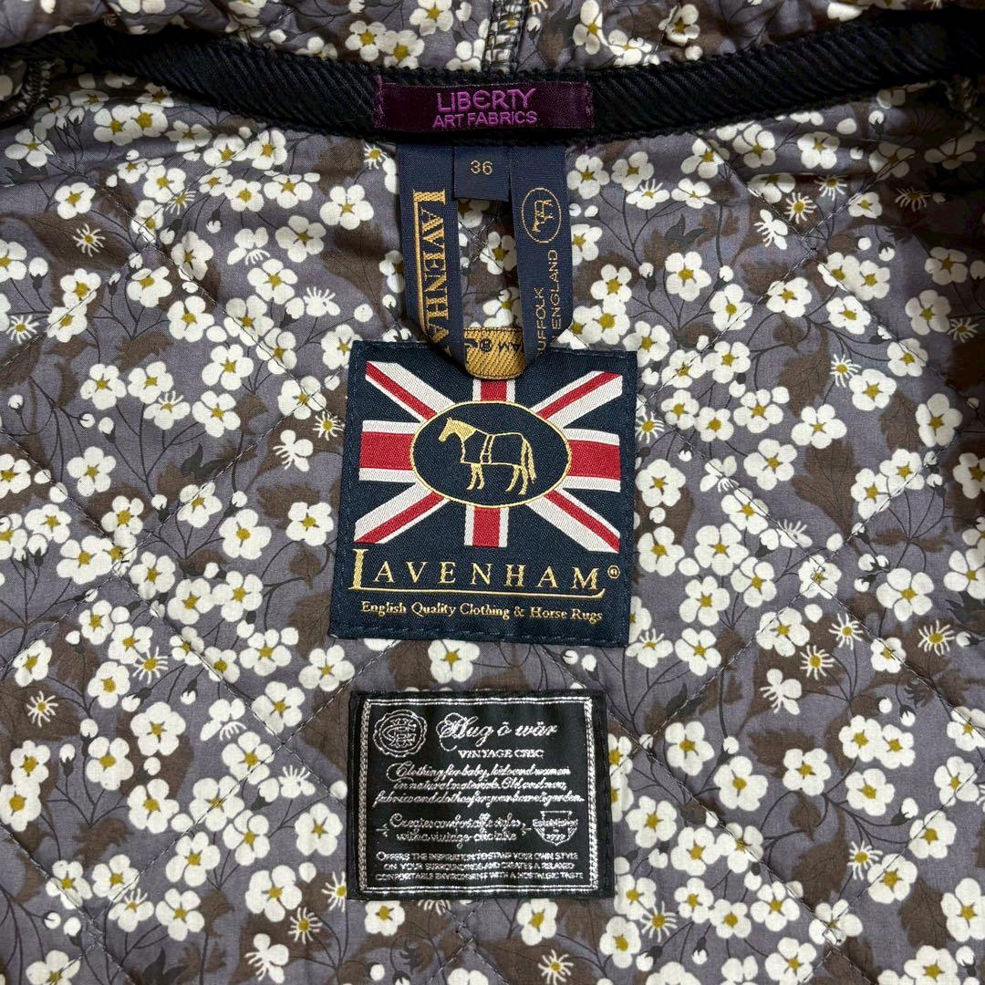 極美品✨ ラベンハム ハグオーワー キルティングベスト グレー 36