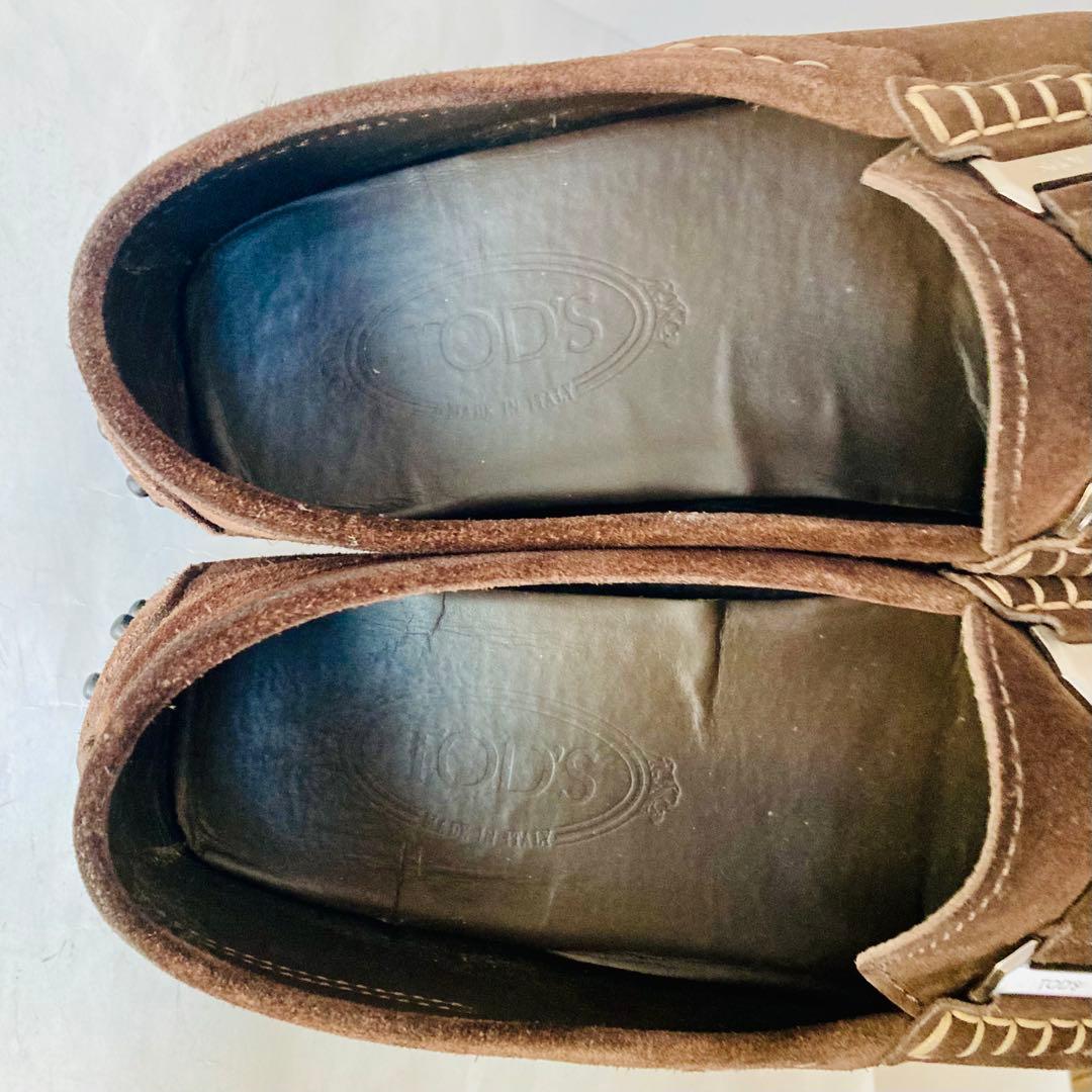 TOD'S トッズ 濃茶 ビットローファー 26.5cm 除菌・消臭済み
