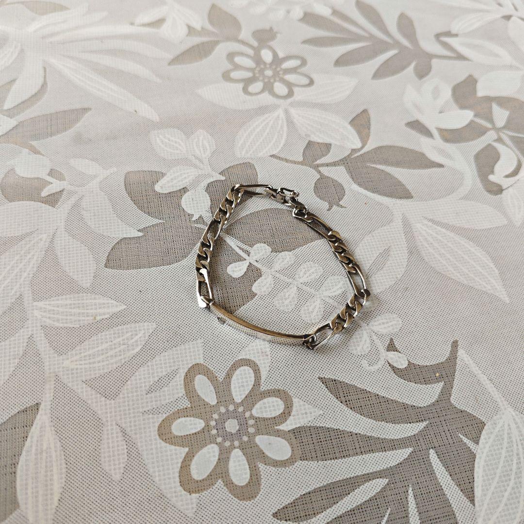 IDブレスレット シルバー silver 925 ヴィンテージ 1950s - メルカリ