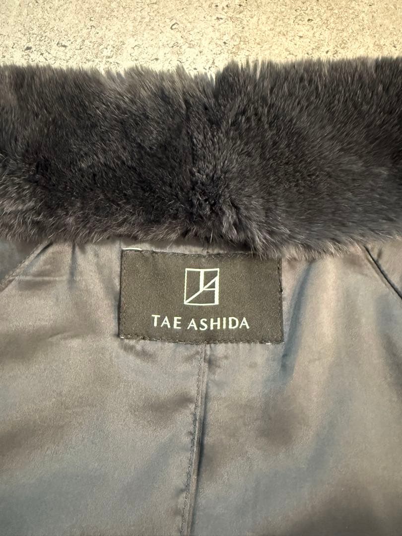 TAE ASHIDA ダウンコート ブラック ファー襟 M ロング 美品 - メルカリ