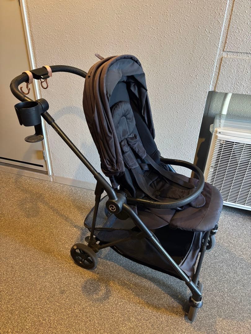 cybexベビーカー2021年リニューアルモデル　カップホルダー、レインカバー付 サイベックス（CYBEX） 限定カラーあり 2025年モデル メリオ カーボン