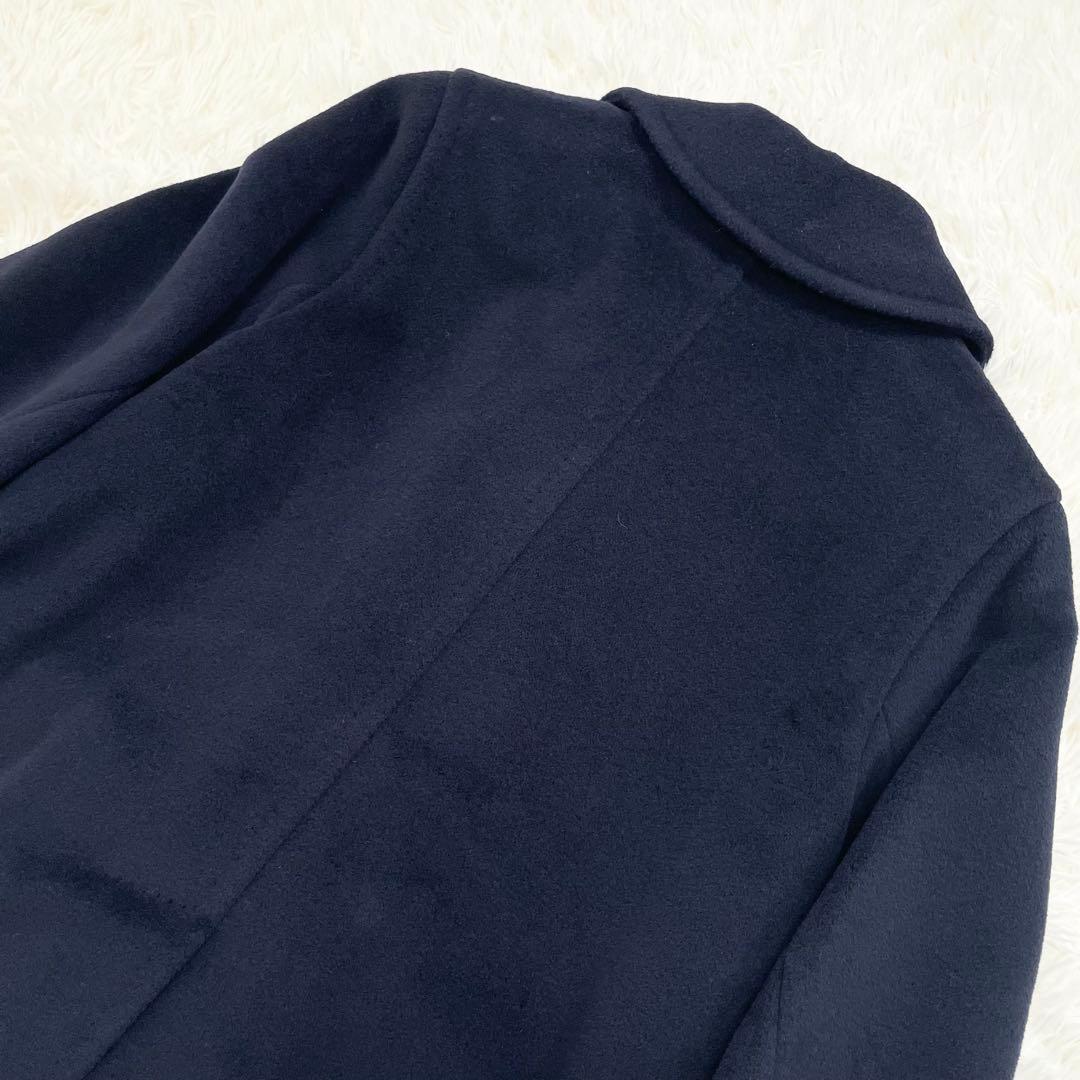 ていぼん様 専用】MaxMara 白タグ カシミヤ混 Pコート 金ボタン - メルカリ