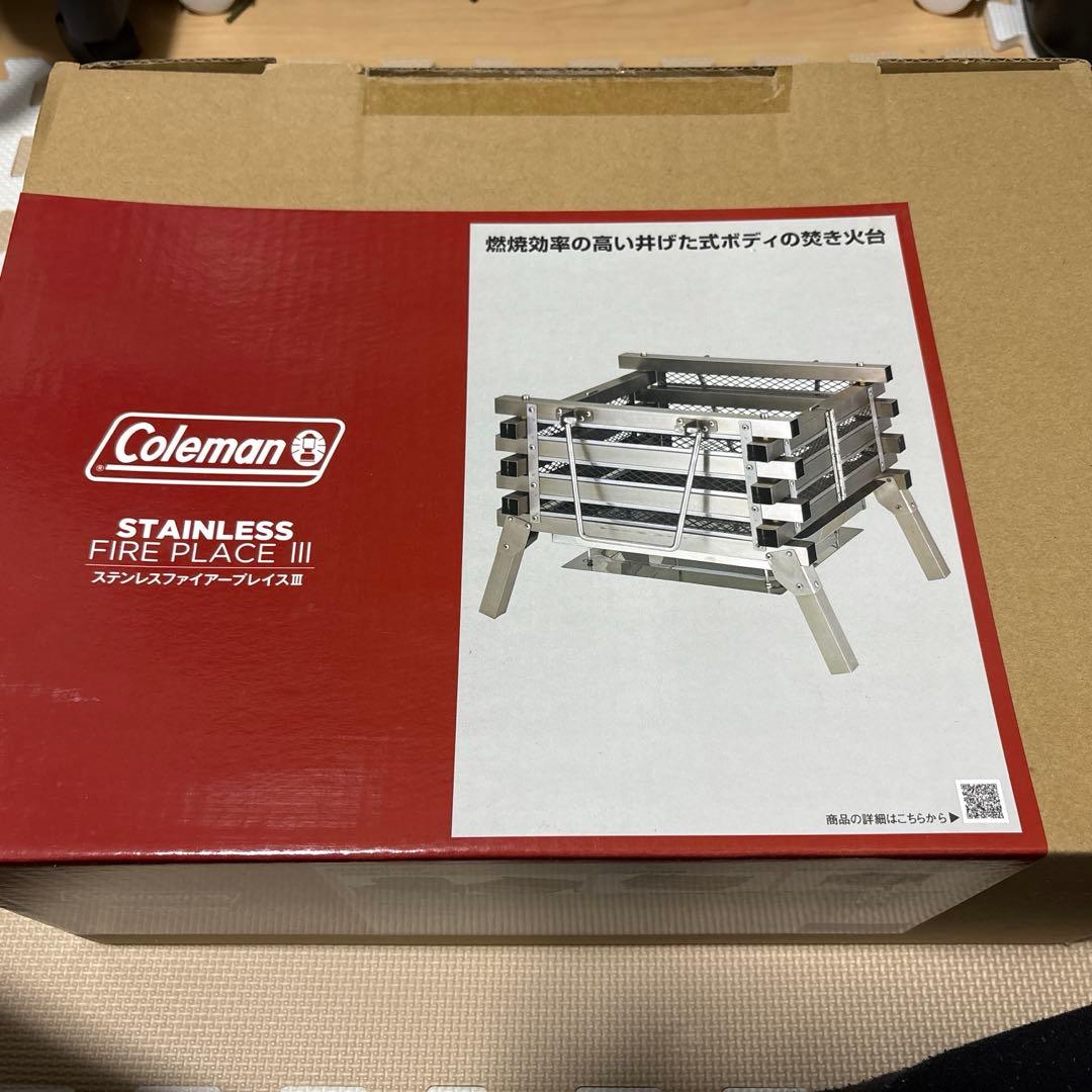 新品　コールマン Coleman ステンレスファイアープレイス3 Amazon | Coleman(コールマン) 焚火台 ステンレスファイアープレイス3