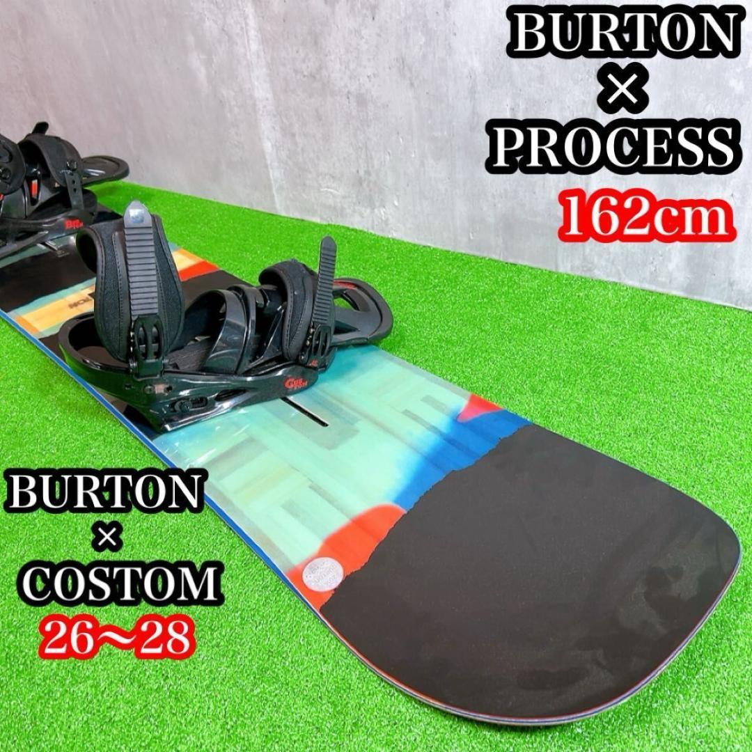 BURTON バートン　プロセス　162cm　スノーボード　カスタム　バイン w26jp-107121-01.jpg