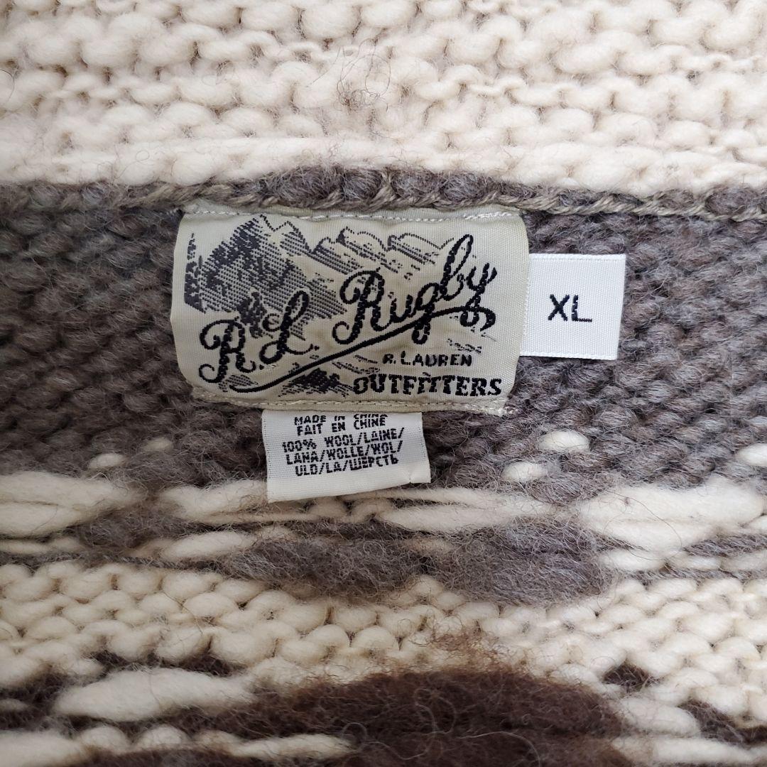 レア POLO RALPH LAUREN RUGBY カウチンセーター XLの通販はau PAY