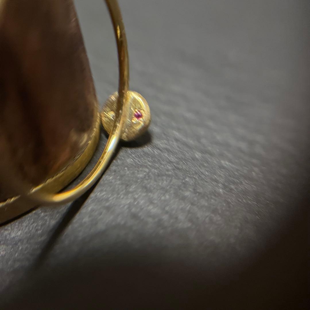 little emblem(リトルエンブレム)K18ケシパール・ダイヤリング13