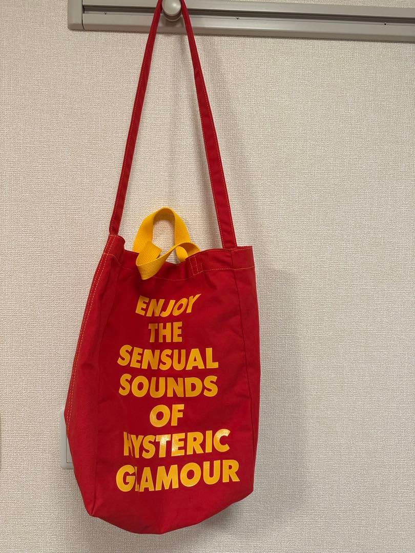 hysteric glamour 赤ショルダーバック - メルカリ