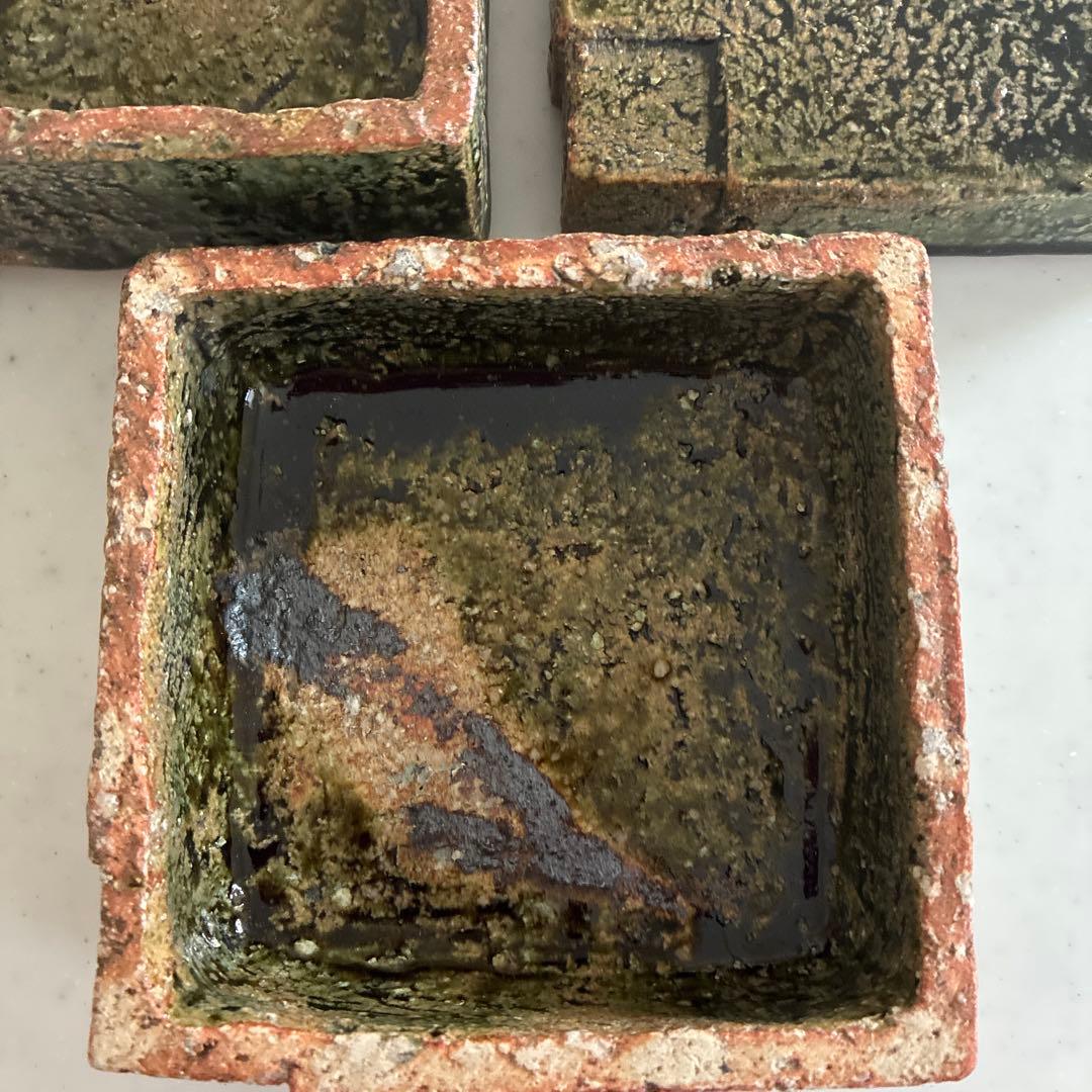 陶芸家 金本卓也氏 奈良県 陶器 二段お重 織部 - メルカリ