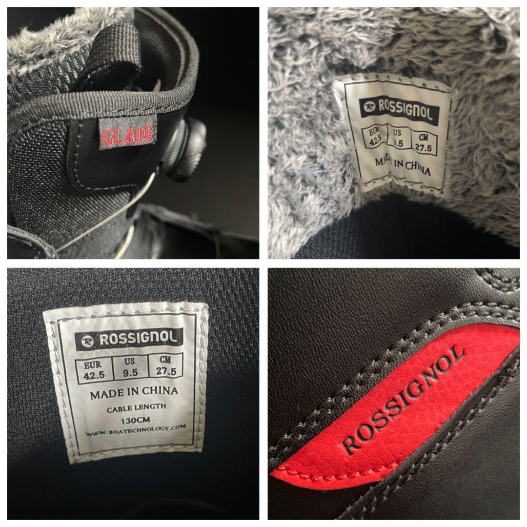 【美品】ロシニョール GLADE スノーボード ブーツ 27.5cm