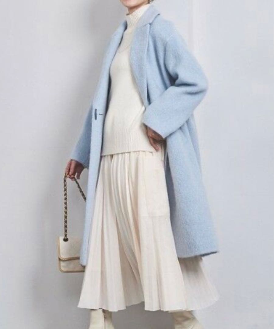 シャギー ビッグテーラード コート XS - メルカリ