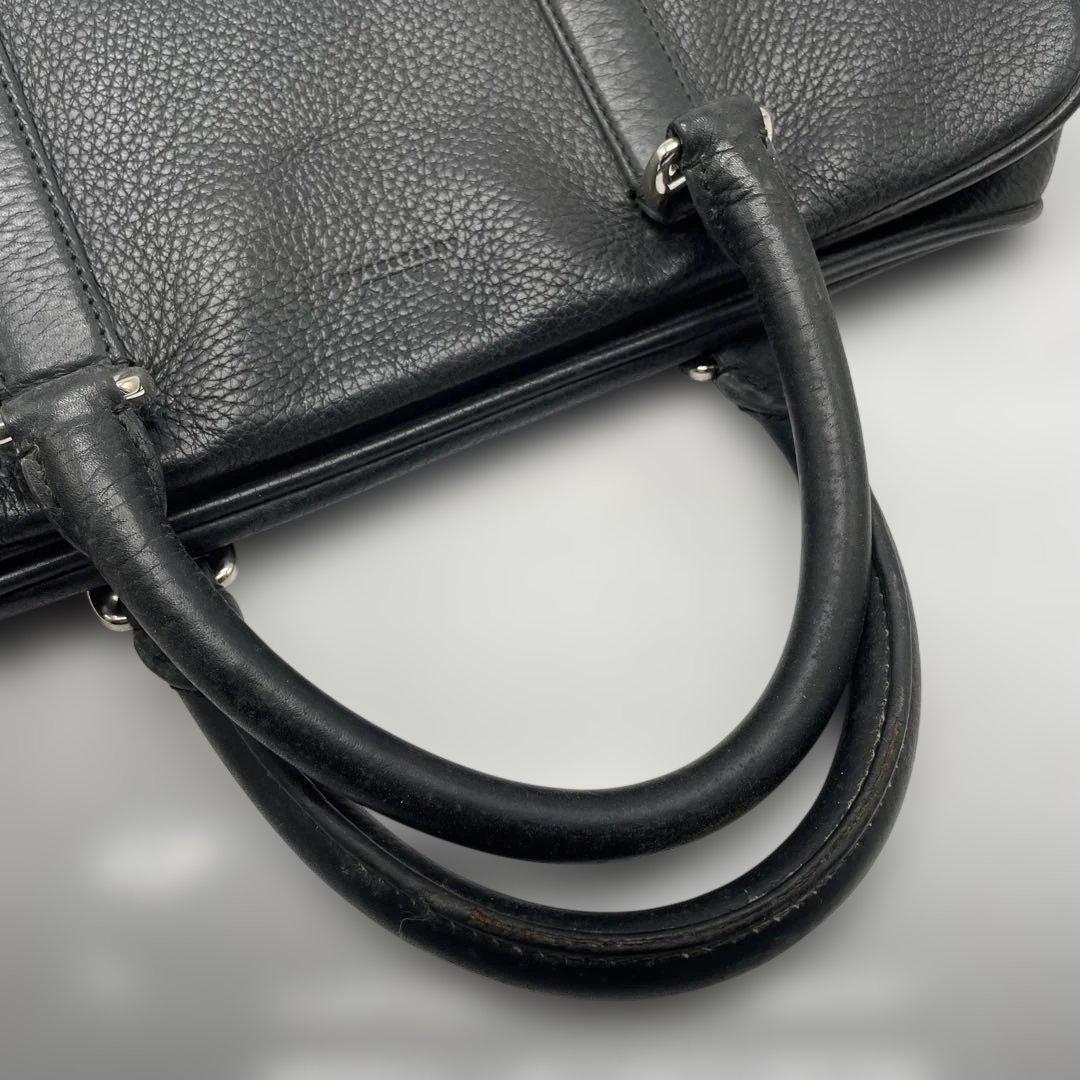 【mh/12.20/15】BALLY（バリー）ビジネスバッグ　ブラック