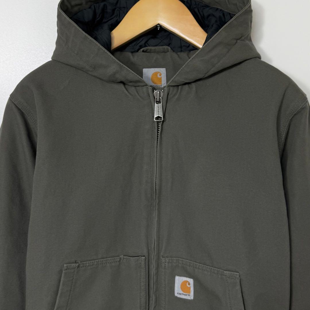 Carhartt WASHED ACTIVE JACKET モスグリーン S - メルカリ