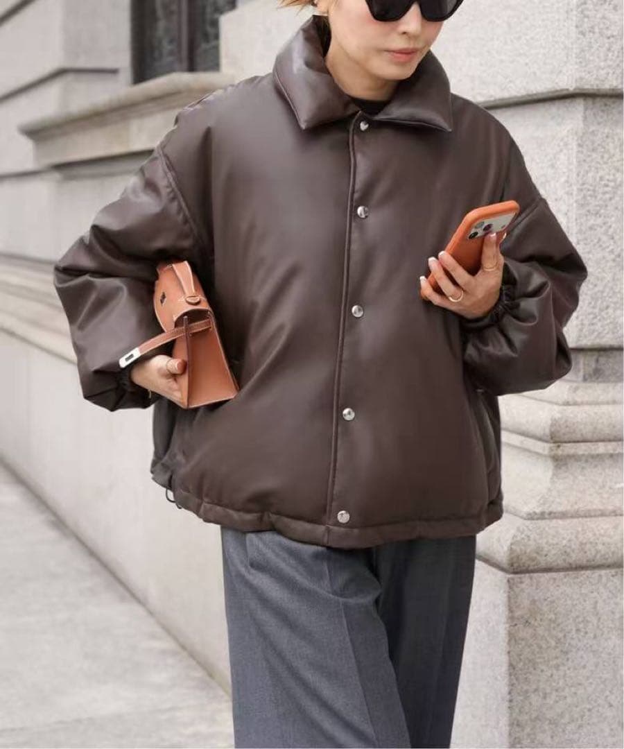 薔*き様 【calux/キャラクス】short coach jacket CALUX（キャラクス） コート アウター 「CALUX/キャラクス」SHORT