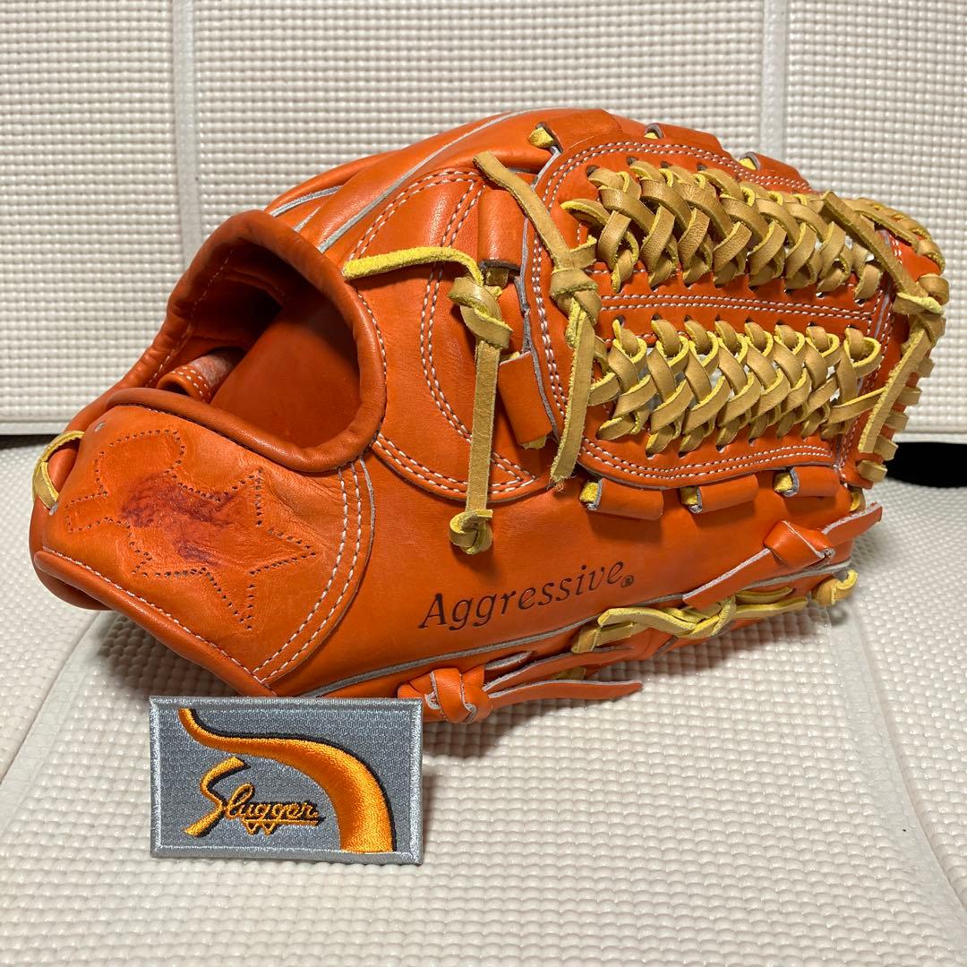 久保田スラッガー KSG-L7S 硬式グローブ オレンジ 久保田スラッガー KSG-L7 オールラウンド DPオレンジ C-185 硬式グラブ