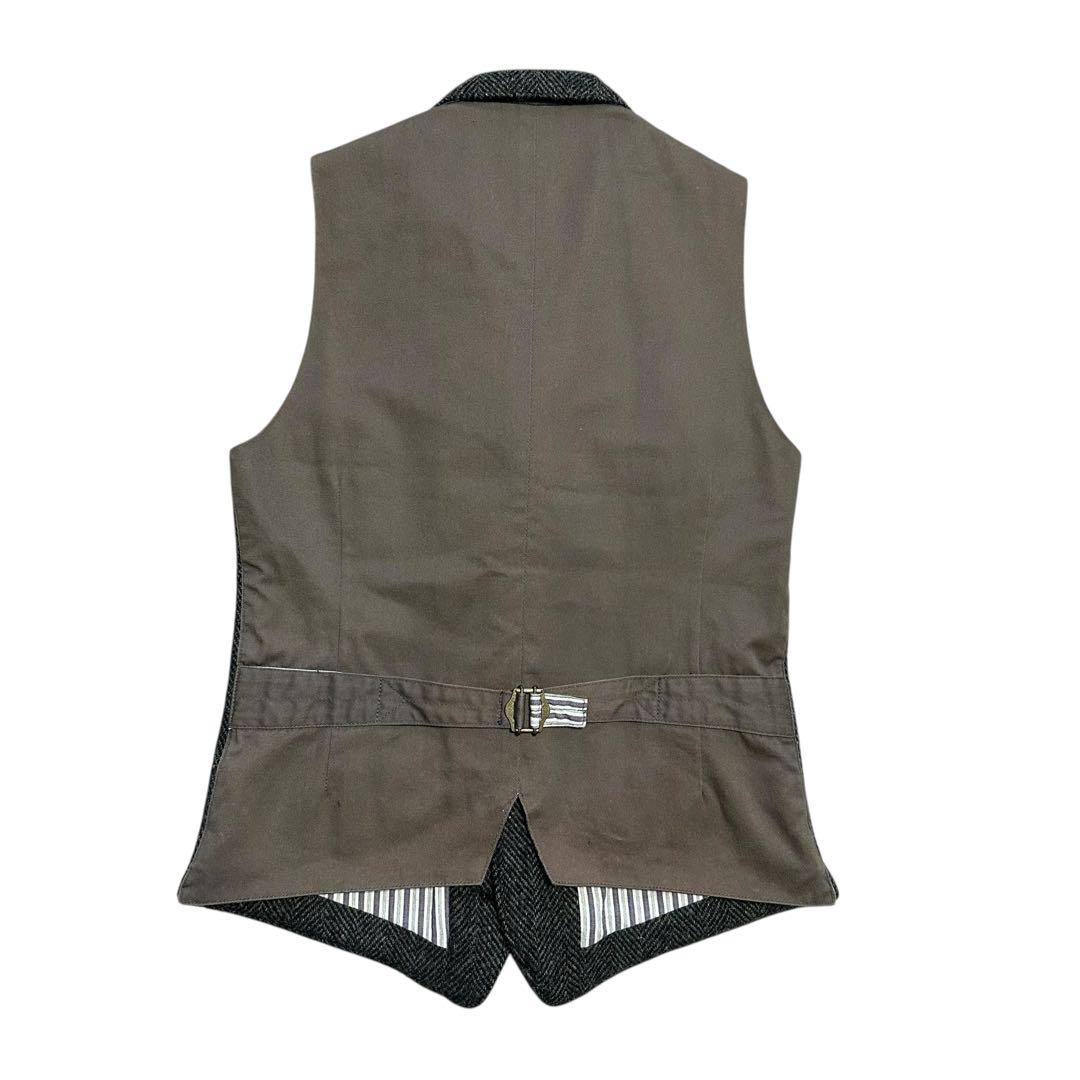 Harris Tweed × DUFFER ベスト ヘリンボーンウール100% - メルカリ