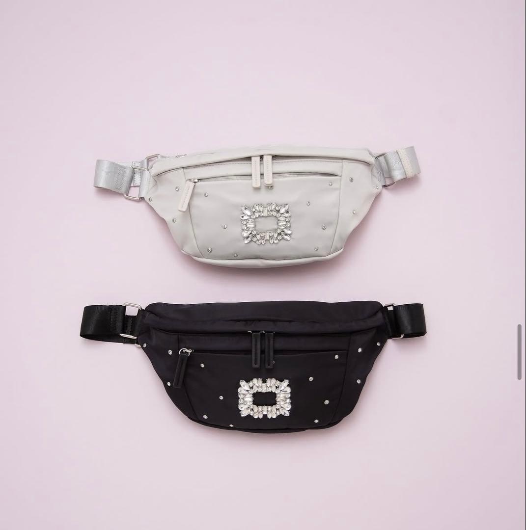 DIANA ビジューボディバッグ ライトグレー DIANA ビジューボディバッグ ライトグレー DIANA ビジューボディバッグ