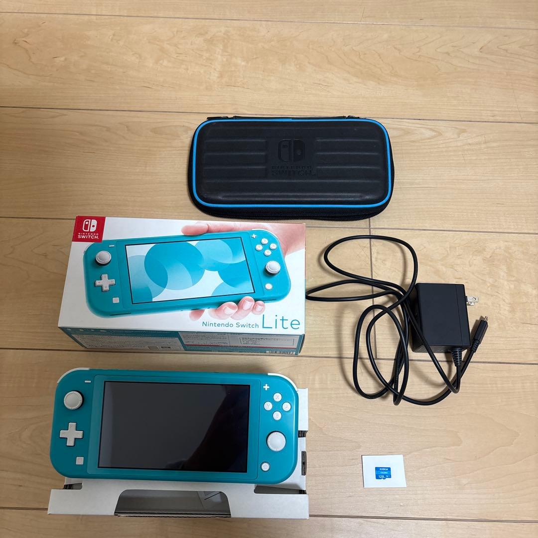 Nintendo Switch Lite ターコイズ　SDカード付き Nintendo Switch Lite ターコイズ SDカード付き - メルカリ