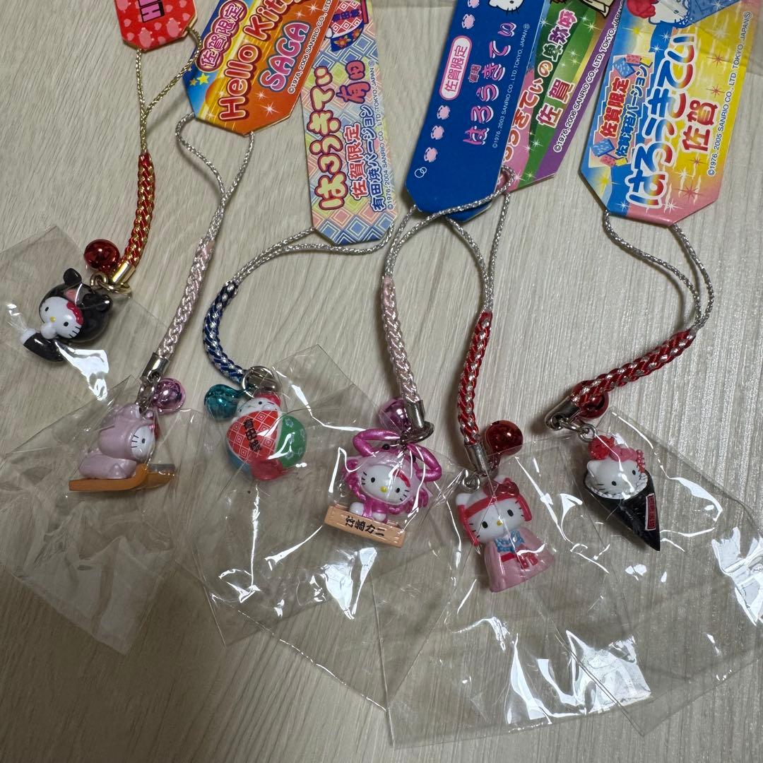 レア】 ご当地キティ 根付 12個セット 熊本、北九州、佐賀、限定