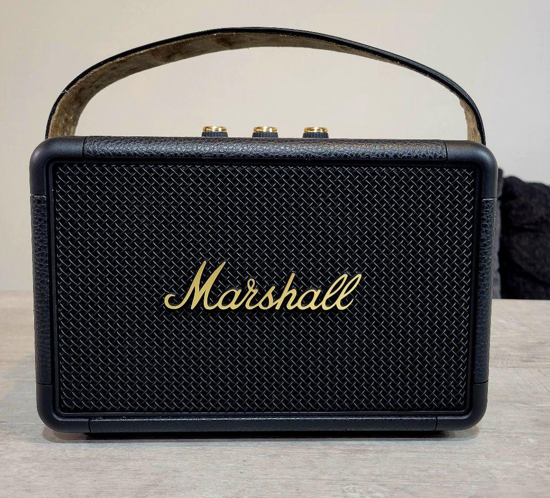 Marshall Kilburn II ブラック&ブラス ワイヤレススピーカー Kilburn II Black and Brass - ポータブルスピーカー | Marshall.com