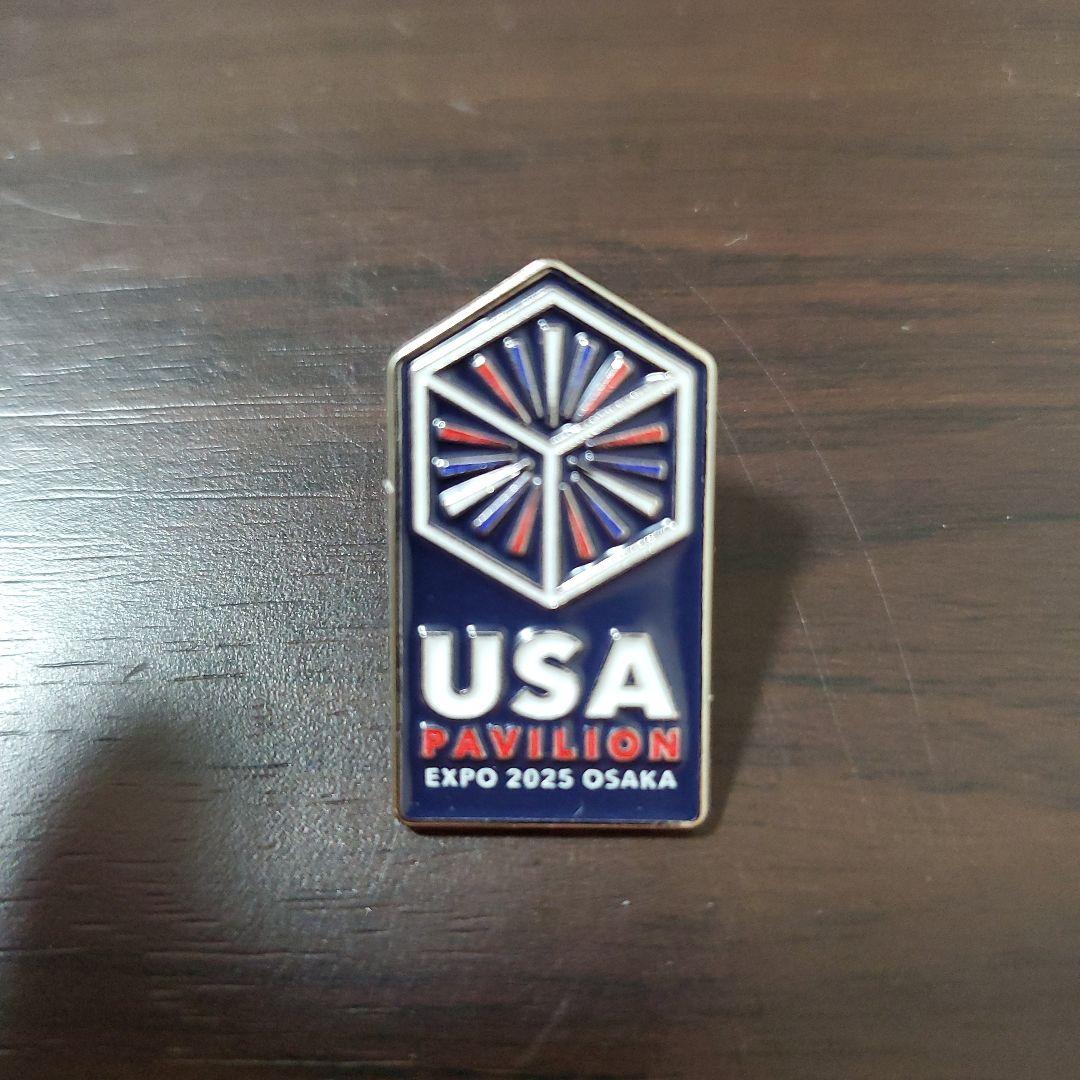 非売品】大阪関西万博2025 USA Pavilion Expo ピンバッジ - メルカリ