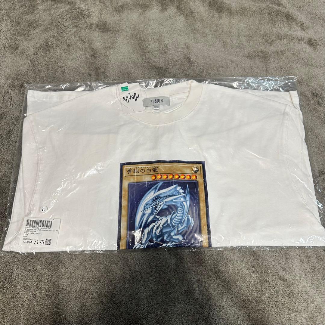 遊戯王 PUBLUX Print Teeブルーアイズ・ホワイト・ドラゴン - メルカリ