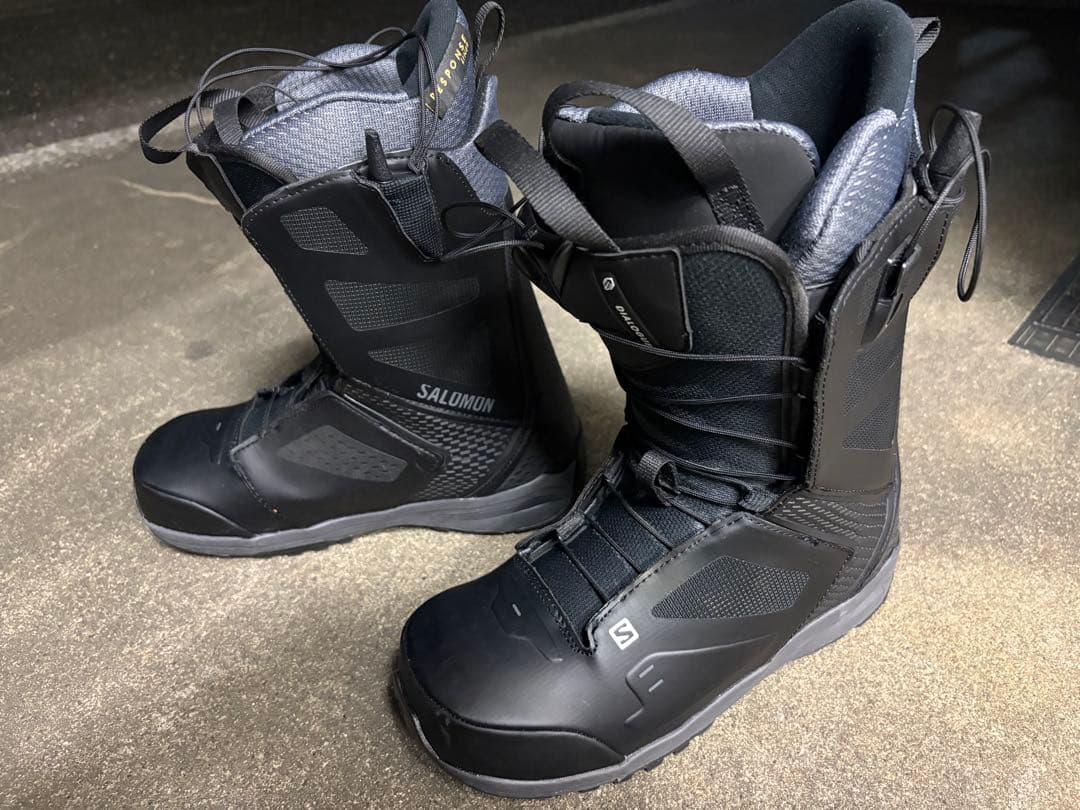 サロモン ダイアログ 26.5cm クイックレース 使用少ない　足の幅細めの方に