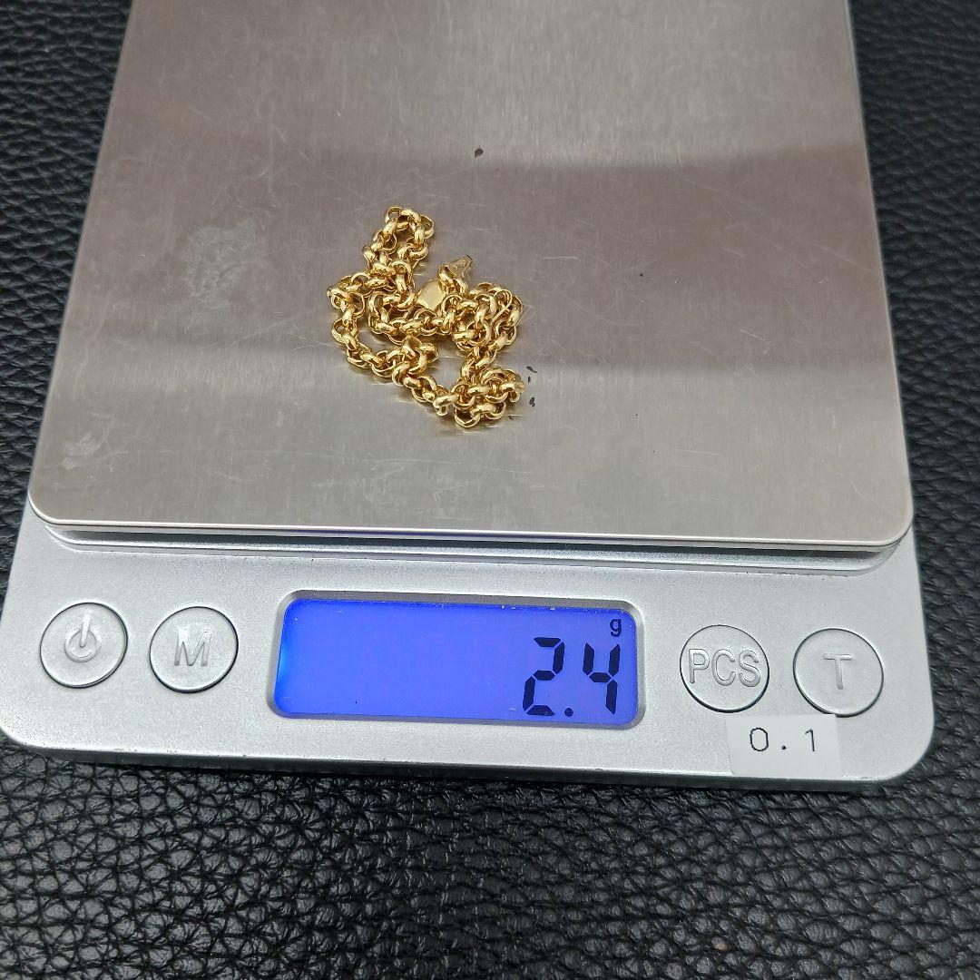 C121001) K18 YG UNOAERRE ブレスレット ロロチェーン