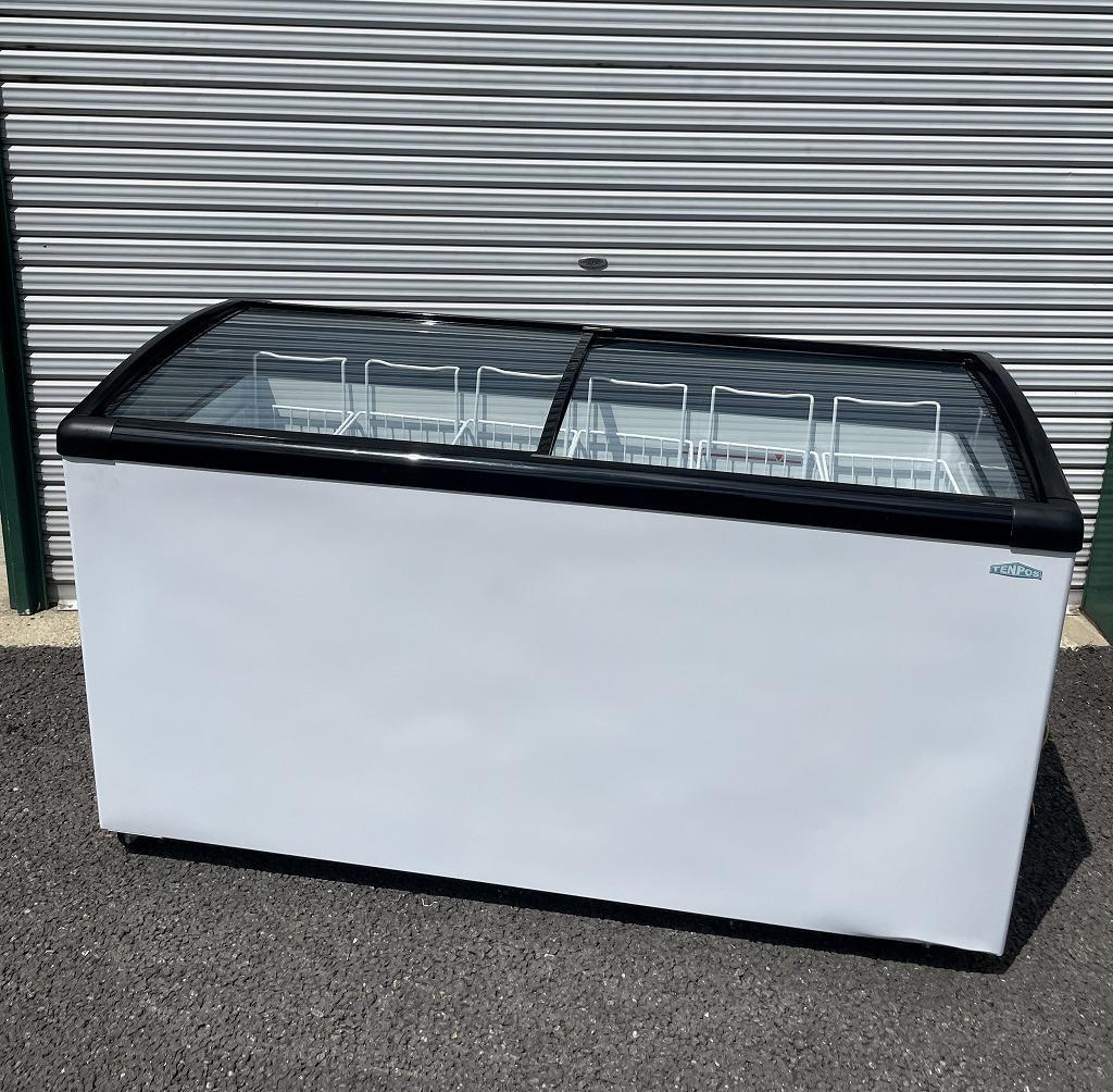 【美品】テンポスバスターズ　冷凍ショーケース　TBSC-263F　2023年製 TBSC-263F 【テンポスオリジナル】冷凍ショーケース 曲面ガラス扉 263L
