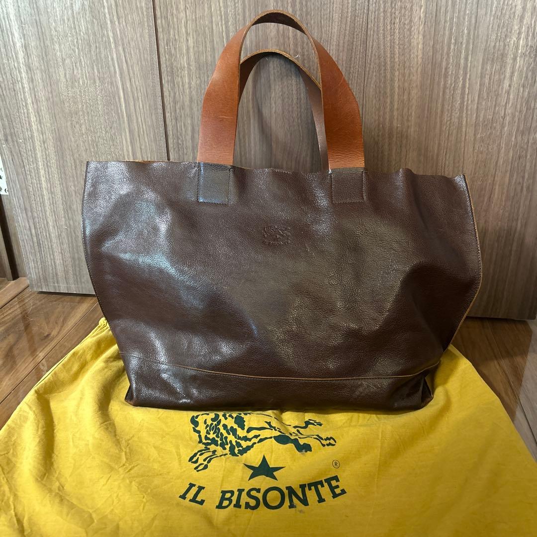 イルビゾンテ　本革　トートバッグ　A4可能 楽天市場】（イルビゾンテ バッグ ）IL BISONTEイル ビゾンテ スクエア