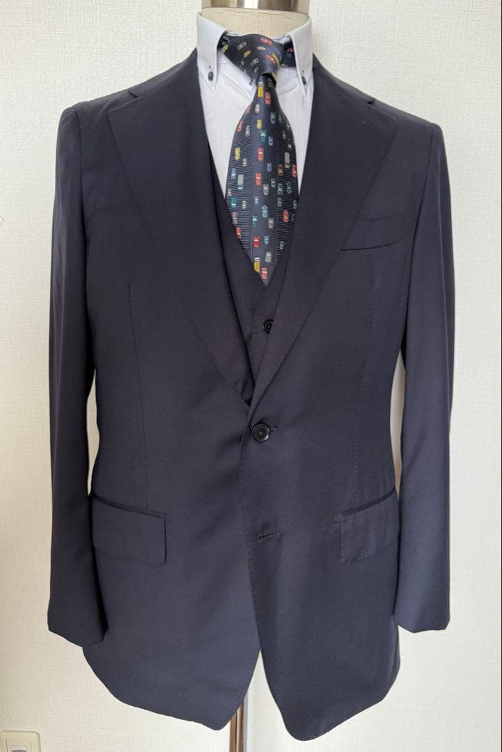 PILGRIM/TomorrowLand/Zegna生地 スリーピース【極美品】
