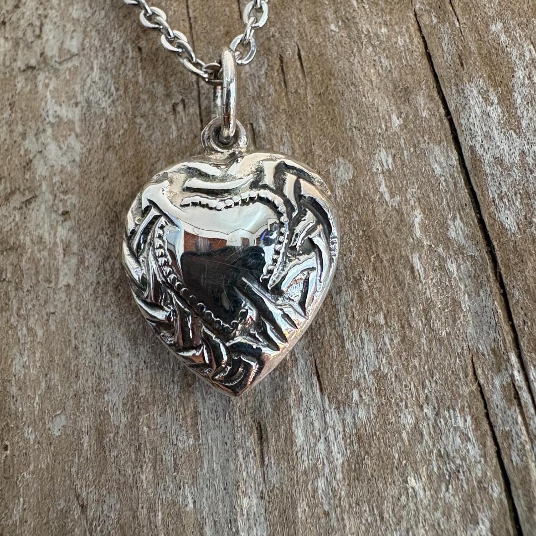 スウィートハートジュエリー WW2 シルバー ハート 両面 Arrow アロー