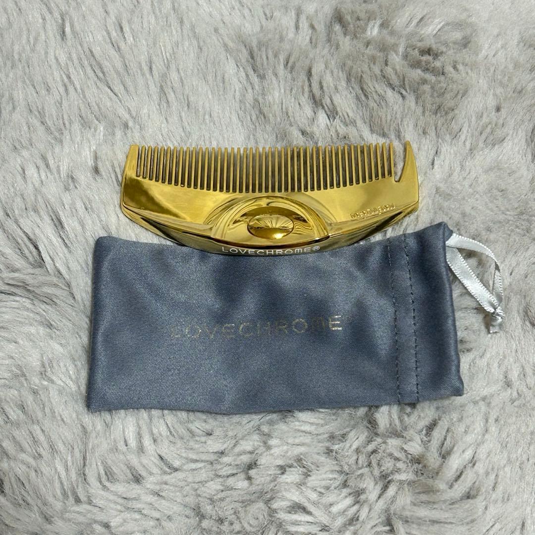 LOVECHROME ゴールド コーム 専用ポーチ付き 【公式通販】