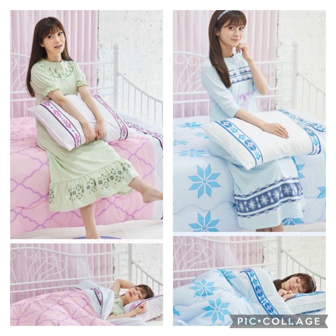 しまむら ちはる アナ エルサ ルームワンピース パジャマ 2点セット