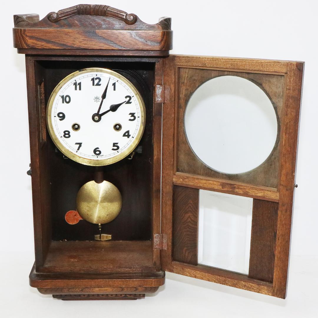 ドイツ製 JUNGHANS ユンハンス 柱時計 手巻 - メルカリ