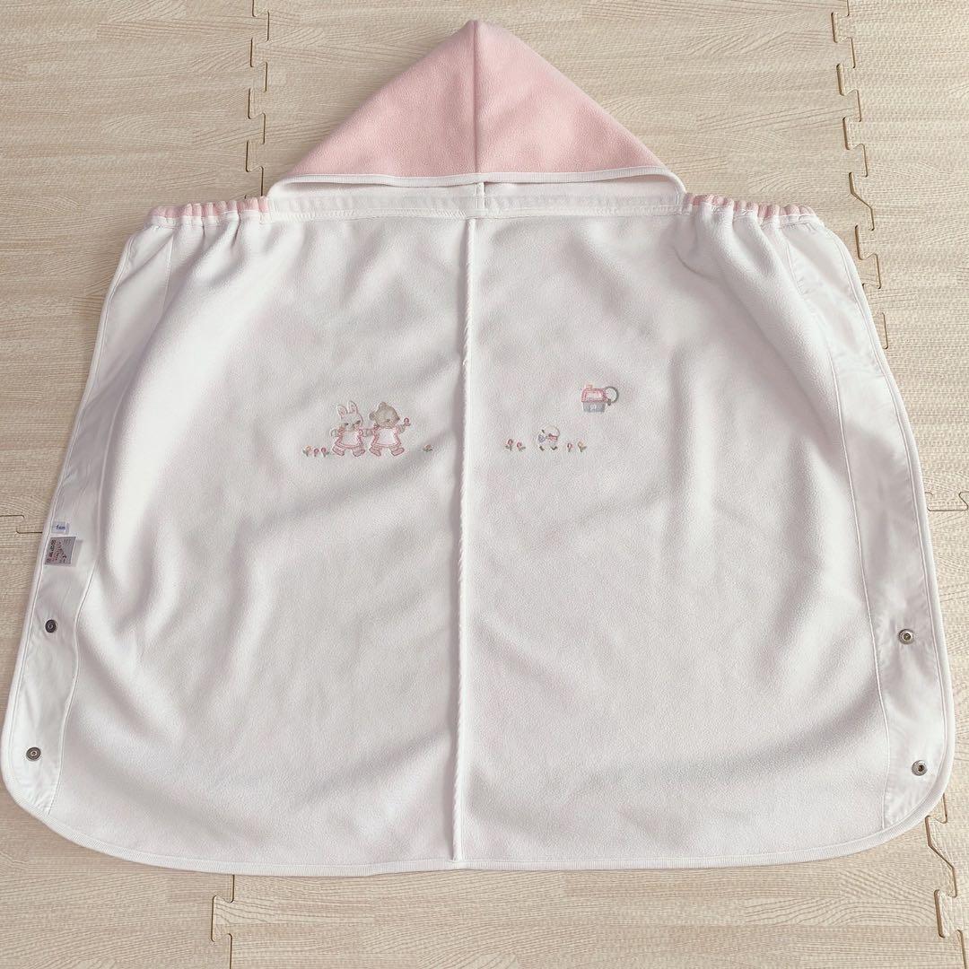 familiar ファミリア 3way 抱っこ紐ケープ ブランケット ピンク色